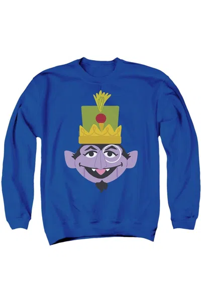 GILDAN SESAME STREET CHRISTMAS NUTCRACKER COUNT ADULT CREWNECK SWEATSHIRT