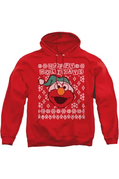 GILDAN SESAME STREET ELMO UGLY CHRISTMAS ADULT PULL OVER HOODIE