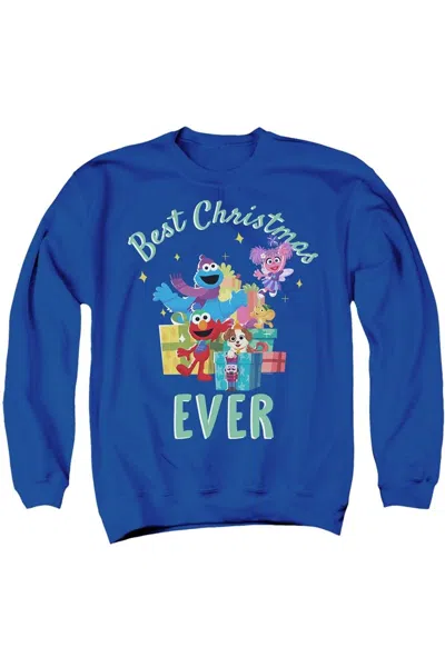 GILDAN SESAME STREET MERRY CHRISTMAS ELMO, TANGO, ABBY CADABBY ADULT CREWNECK SWEATSHIRT