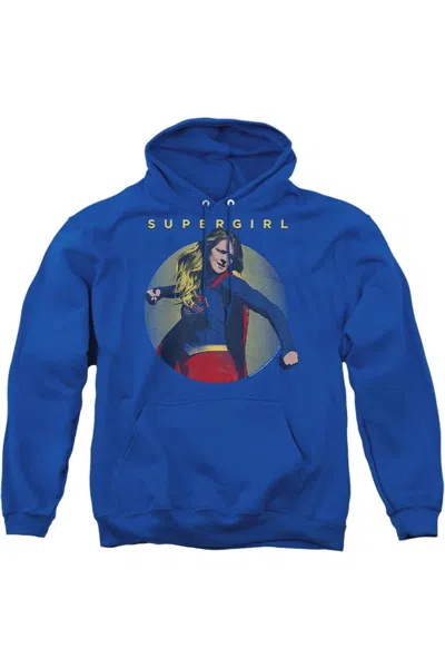 GILDAN SUPERGIRL CLASSIC HERO ADULT PULL OVER HOODIE / HOODED SWEATSHIRT
