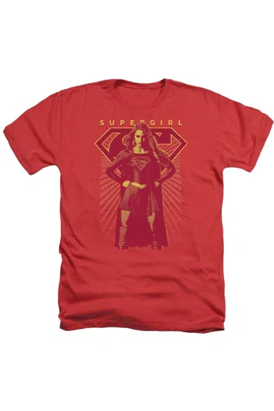 GILDAN SUPERGIRL READY SET ADULT HEATHER TEE / T-SHIRT