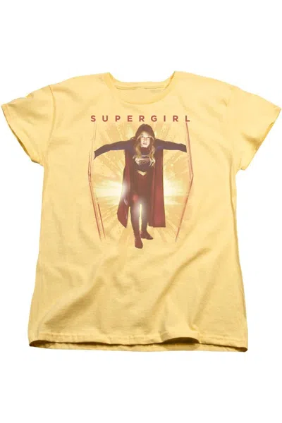 GILDAN SUPERGIRL THROUGH THE DOOR SHORT SLEEVE WOMENS TEE / T-SHIRT