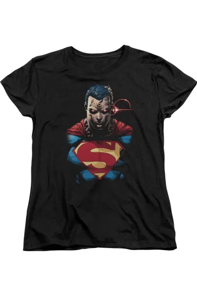 GILDAN SUPERMAN DISPLEASED SHORT SLEEVE WOMEN´S TEE / T-SHIRT