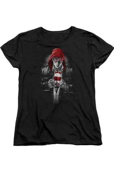 GILDAN SUPERMAN EARTH ONE SHORT SLEEVE WOMENS TEE / T-SHIRT