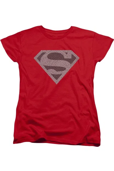 GILDAN SUPERMAN ELEPHANT SHIELD SHORT SLEEVE WOMENS TEE / T-SHIRT