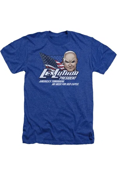 GILDAN SUPERMAN LEX FOR PRESIDENT ADULT HEATHER TEE / T-SHIRT