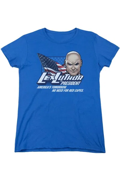 GILDAN SUPERMAN LEX FOR PRESIDENT SHORT SLEEVE WOMENS TEE / T-SHIRT