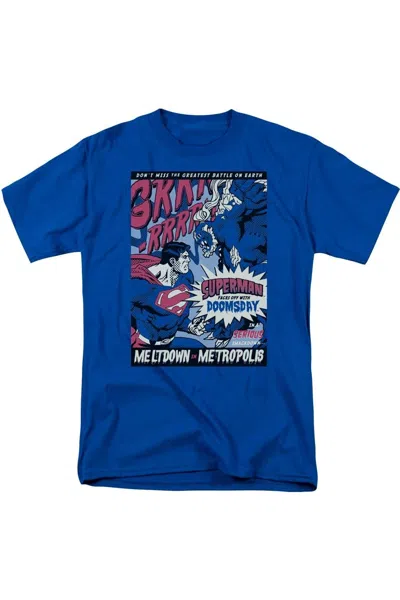 GILDAN SUPERMAN MELTDOWN SHORT SLEEVE ADULT TEE / T-SHIRT