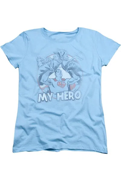 GILDAN SUPERMAN MY HERO SHORT SLEEVE WOMENS TEE / T-SHIRT