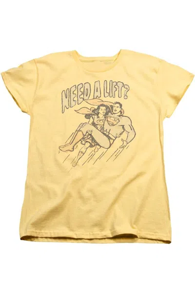 GILDAN SUPERMAN NEED A LIFT SHORT SLEEVE WOMENS TEE / T-SHIRT