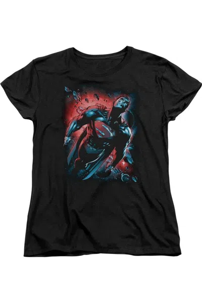 GILDAN SUPERMAN RED SON SHORT SLEEVE WOMENS T-SHIRT