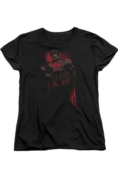 GILDAN SUPERMAN RED SON SHORT SLEEVE WOMENS T-SHIRT