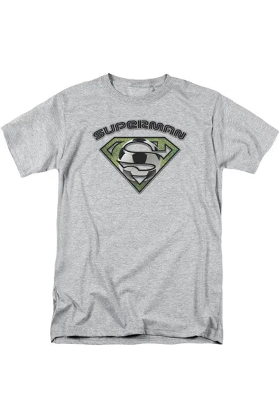 GILDAN SUPERMAN SOCCER SHIELD SHORT SLEEVE ADULT TEE / T-SHIRT