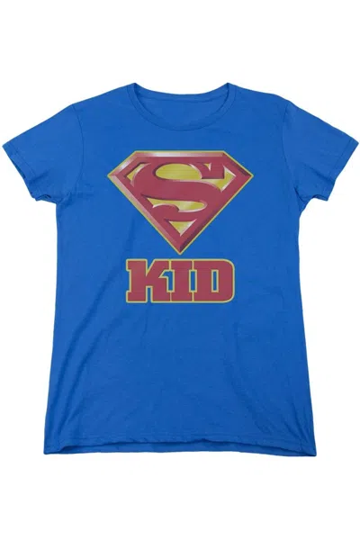 GILDAN SUPERMAN SUPER KID SHORT SLEEVE WOMENS TEE / T-SHIRT