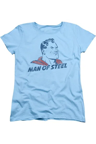 GILDAN SUPERMAN THE MAN SHORT SLEEVE WOMENS TEE / T-SHIRT