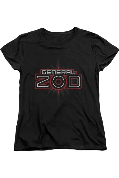 GILDAN SUPERMAN ZOD LOGO SHORT SLEEVE WOMENS TEE / T-SHIRT