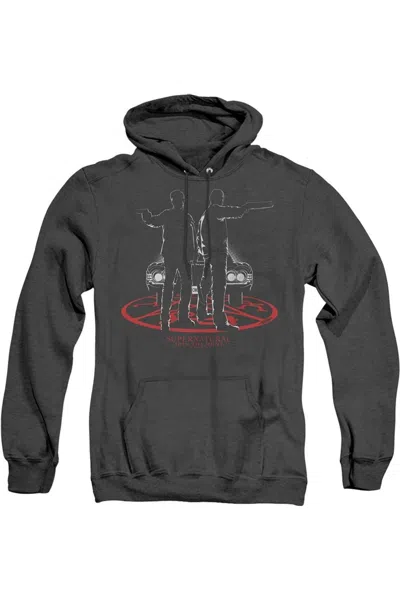 GILDAN SUPERNATURAL SILHOUETTES ADULT HEATHER HOODIE / HOODED SWEATSHIRT