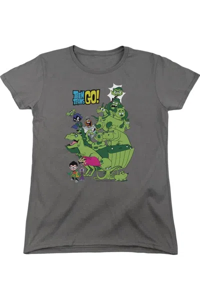 GILDAN TEEN TITANS GO BEAST BOY STACK SHORT SLEEVE WOMENS TEE / T-SHIRT