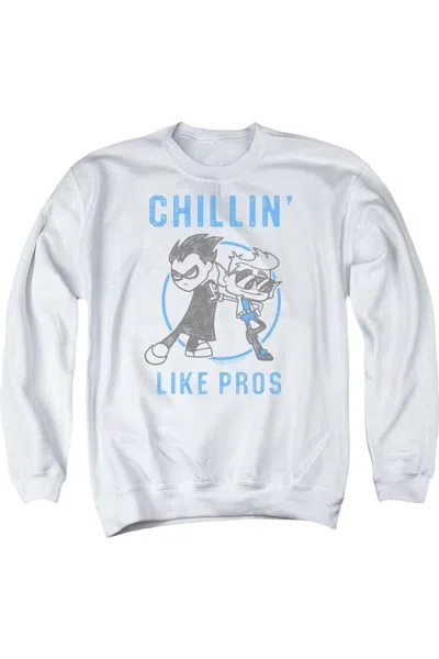 GILDAN TEEN TITANS GO LIKE PROS ADULT CREWNECK SWEATSHIRT