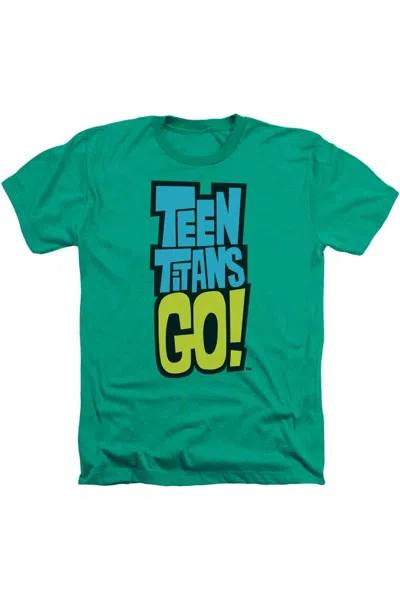 GILDAN TEEN TITANS GO LOGO ADULT HEATHER TEE / T-SHIRT