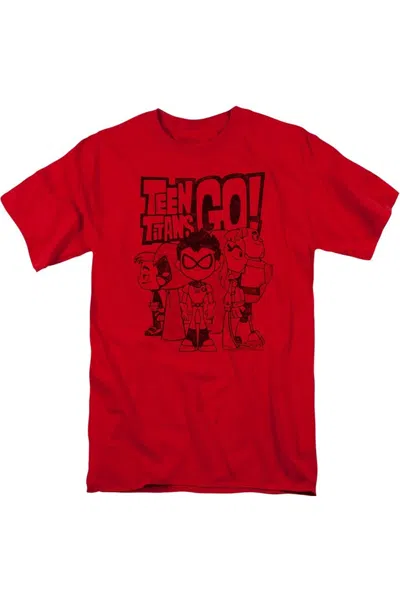 GILDAN TEEN TITANS GO TEAM UP SHORT SLEEVE ADULT TEE / T-SHIRT