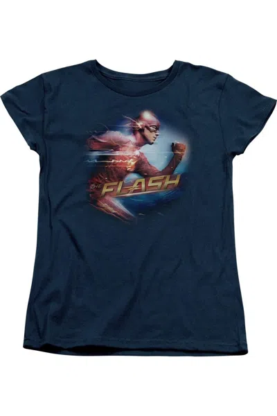 GILDAN THE FLASH FASTEST MAN SHORT SLEEVE WOMENS TEE / T-SHIRT