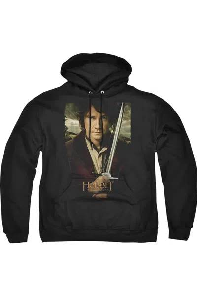 GILDAN THE HOBBIT BAGGINS POSTER ADULT PULL OVER HOODIE / HOODED SWEATSHIRT