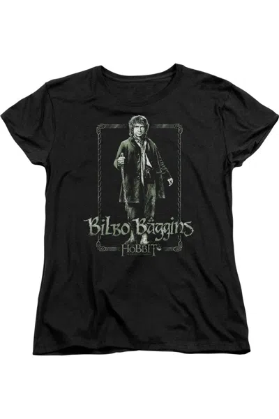 GILDAN THE HOBBIT BILBO STARE SHORT SLEEVE WOMENS TEE / T-SHIRT