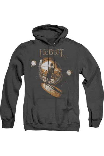 GILDAN THE HOBBIT HOBBIT HOLE ADULT HEATHER HOODIE / HOODED SWEATSHIRT