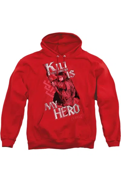GILDAN THE HOBBIT KILI IS MY HERO ADULT PULL OVER HOODIE / HOODED SWEATSHIRT