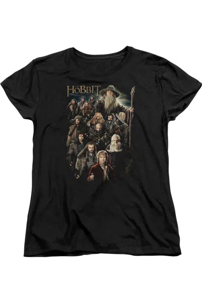 GILDAN THE HOBBIT SOMBER COMPANY SHORT SLEEVE WOMENS TEE / T-SHIRT