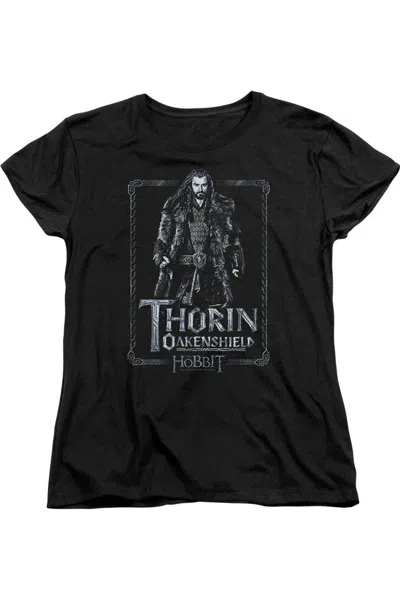 GILDAN THE HOBBIT THORIN STARE SHORT SLEEVE WOMENS TEE / T-SHIRT