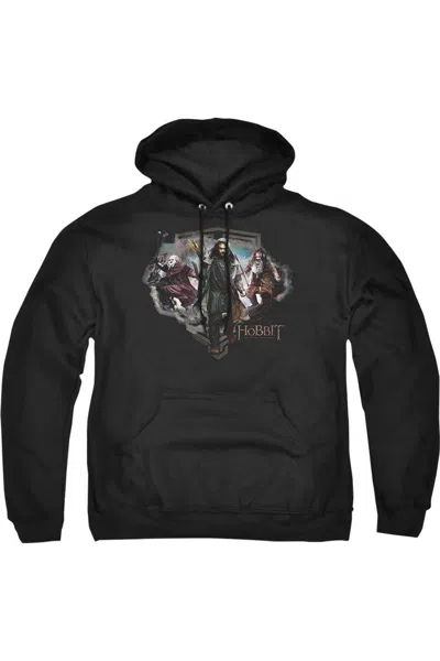 GILDAN THE HOBBIT THREE DWARVES ADULT PULL OVER HOODIE / HOODED SWEATSHIRT