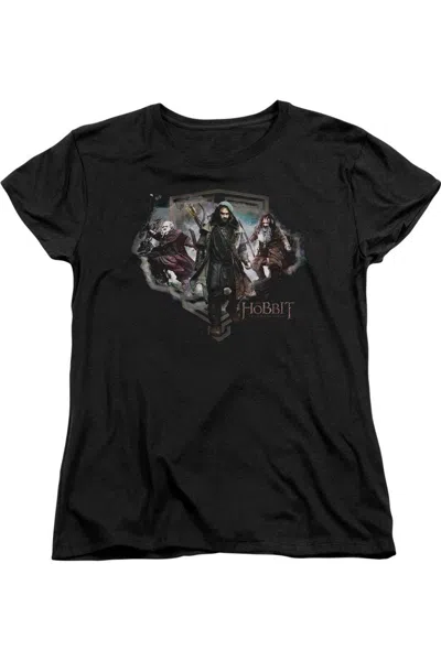 GILDAN THE HOBBIT THREE DWARVES SHORT SLEEVE WOMENS TEE / T-SHIRT