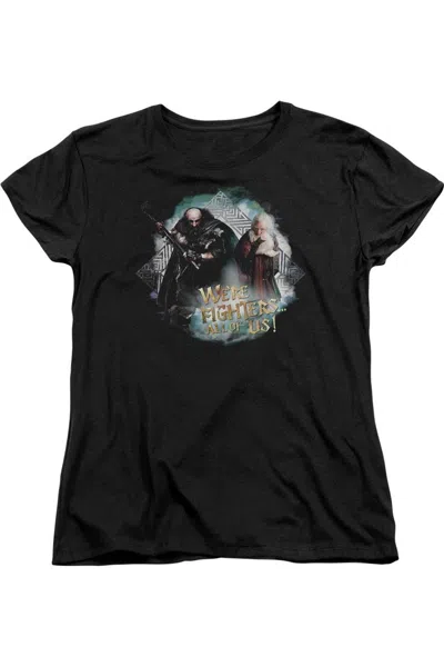 GILDAN THE HOBBIT WE´RE FIGHTERS SHORT SLEEVE WOMENS T-SHIRT