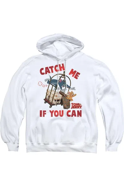 GILDAN TOM AND JERRY MOVIE CATCH ME IF YOU CAN ADULT PULL OVER HOODIE / HOODED SWEATSHIRT
