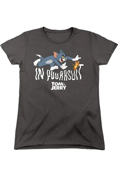 GILDAN TOM AND JERRY MOVIE IN PURSUIT SHORT SLEEVE WOMEN´S TEE / T-SHIRT