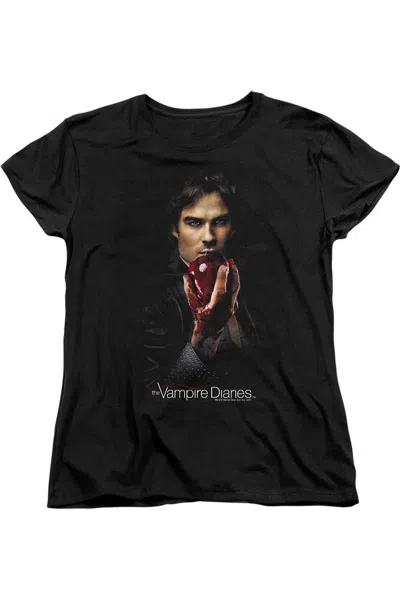 GILDAN VAMPIRE DIARIES DAMON FRUIT SHORT SLEEVE WOMENS TEE / T-SHIRT