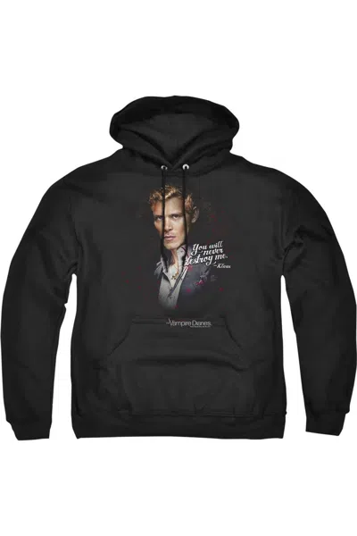 GILDAN VAMPIRE DIARIES NEVER DESTROY ADULT PULL OVER HOODIE / HOODED SWEATSHIRT