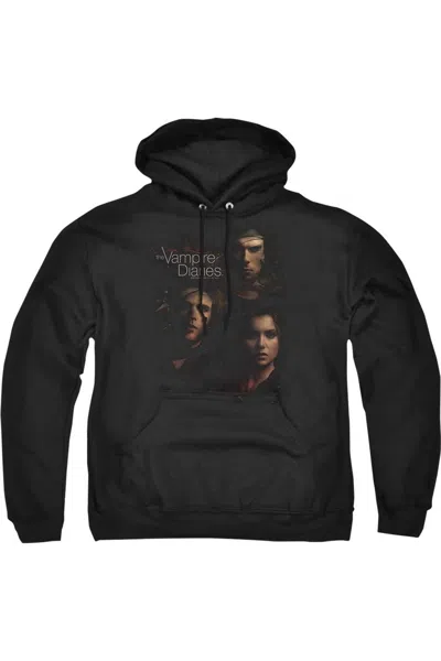 GILDAN VAMPIRE DIARIES SMOKEY VEIL ADULT PULL OVER HOODIE / HOODED SWEATSHIRT