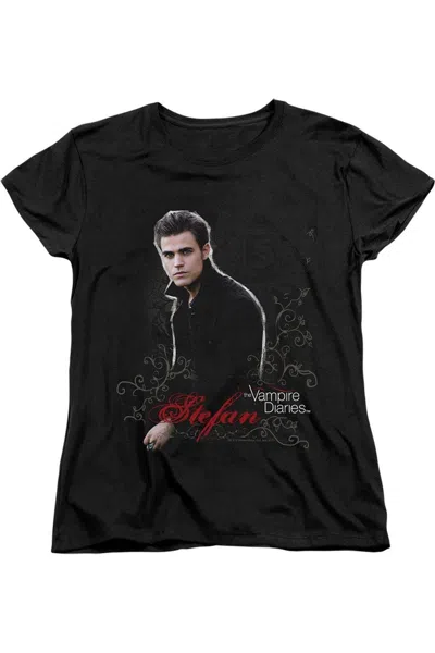 GILDAN VAMPIRE DIARIES STEFAN SHORT SLEEVE WOMENS TEE / T-SHIRT