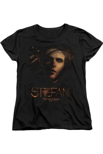 GILDAN VAMPIRE DIARIES STEFAN SMOKEY VEIL SHORT SLEEVE WOMENS TEE / T-SHIRT