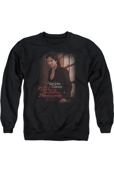 GILDAN VAMPIRE DIARIES THREES A PARTY ADULT CREWNECK SWEATSHIRT