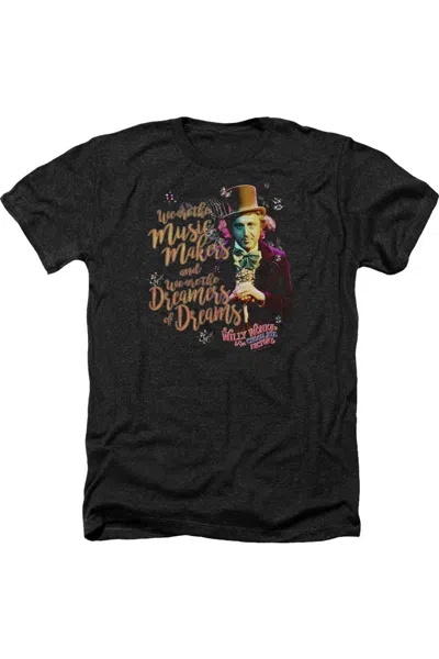 GILDAN WILLY WONKA AND THE CHOCOLATE FACTORY MUSIC MAKERS ADULT HEATHER TEE / T-SHIRT