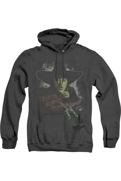 GILDAN WIZARD OF OZ AND YOUR LITTLE DOG TOO ADULT HEATHER HOODIE / HOODED SWEATSHIRT