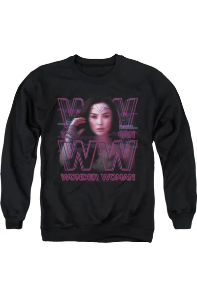 GILDAN WONDER WOMAN 84 VAPORWAVE WONDER WOMAN ADULT CREWNECK SWEATSHIRT