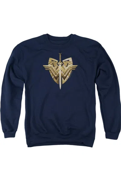 GILDAN WONDER WOMAN MOVIE SWORD EMBLEM ADULT CREWNECK SWEATSHIRT