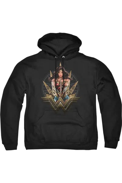 GILDAN WONDER WOMAN MOVIE WONDER BLADES ADULT PULL OVER HOODIE / HOODED SWEATSHIRT