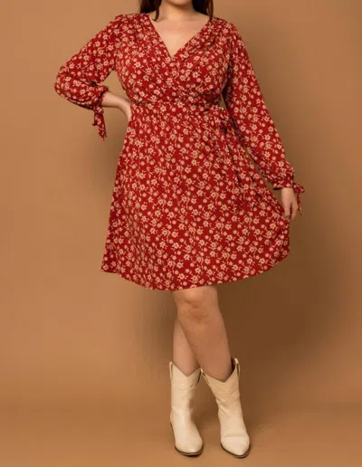 GILLI NATHALYA DRESS - CURVY IN RED