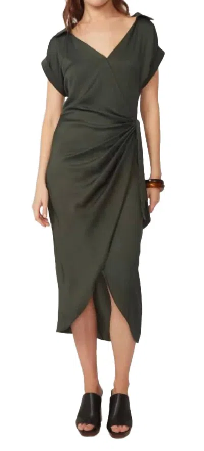 GILNER FARRAR KALI DRESS IN HUNTER GREEN